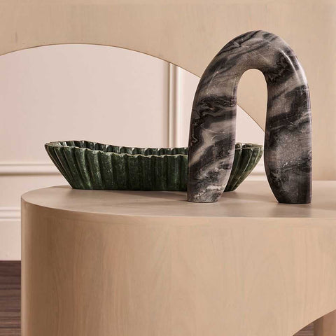 Aster Marble Bowl - Green