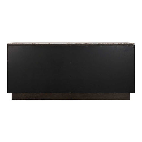 Benedict Smoked Oak Buffet - River Brown Marble
