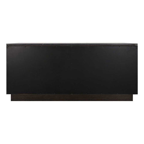 Benedict Smoked Oak Buffet - Black Marble