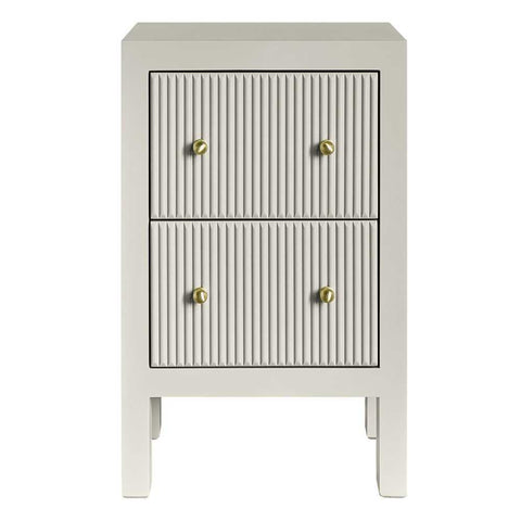 Ariana Bedside Table - Petite Grey