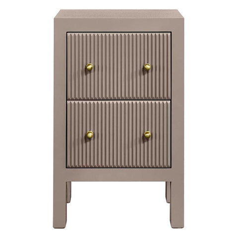 Ariana Bedside Table - Petite Taupe