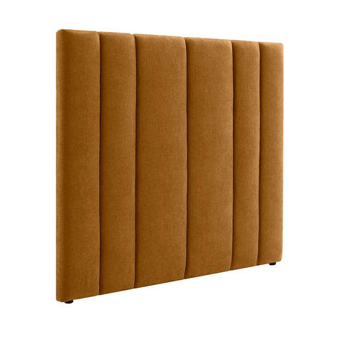 Soho 195x140cm King Bedhead - Mustard