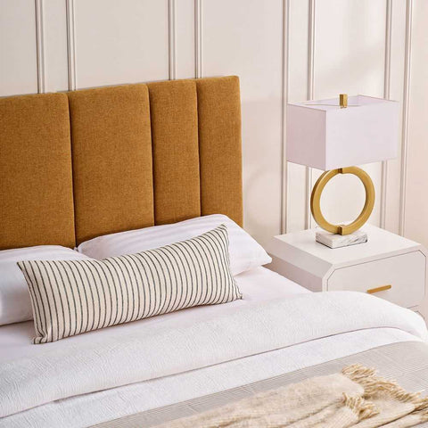 Soho 195x140cm King Bedhead - Mustard