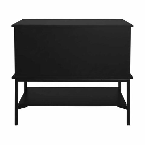 Aimee Bedside Table - Large All Black - OUTLET NSW
