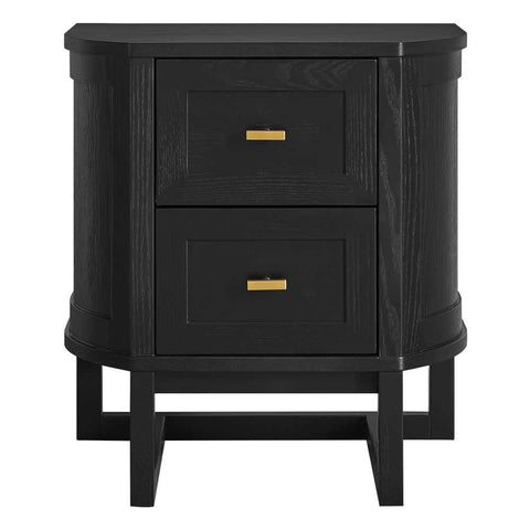 Theodore Bedside Table - Small Black