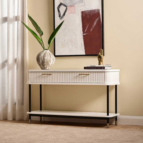 Sophia 140cm Console Table - White