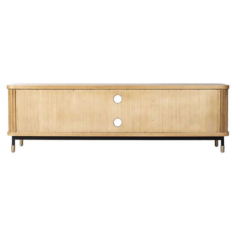 Sophia 200cm Oak Entertainment Unit - Natural