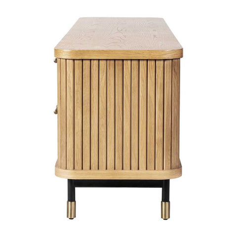 Sophia 200cm Oak Entertainment Unit - Natural
