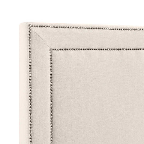 Manhattan 160x150cm Queen Bedhead - Ivory