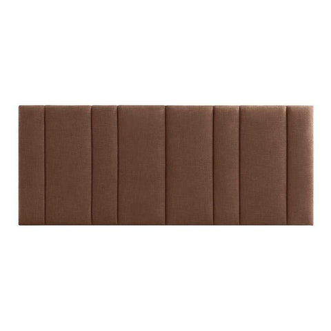 Bronx 277x130cm Queen Bedhead - Chocolate