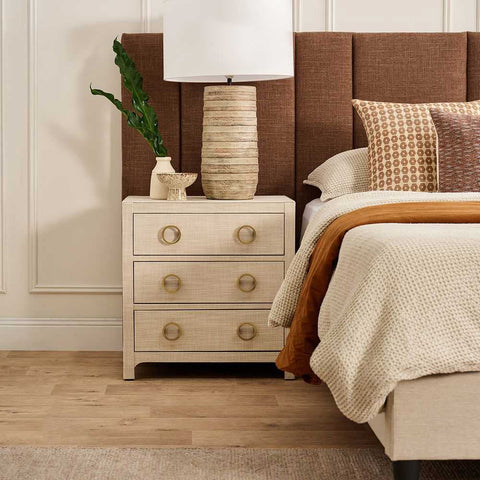 Bronx 277x130cm Queen Bedhead - Chocolate