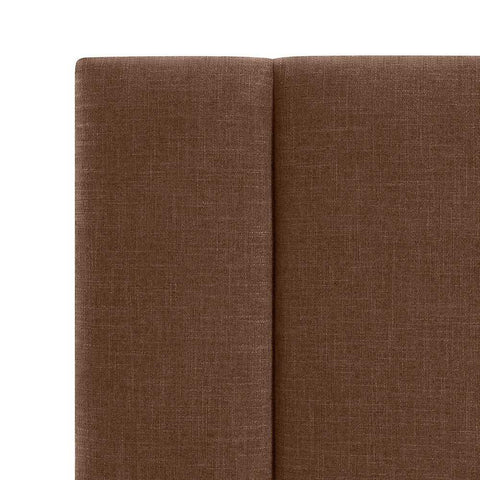 Bronx 277x130cm Queen Bedhead - Chocolate