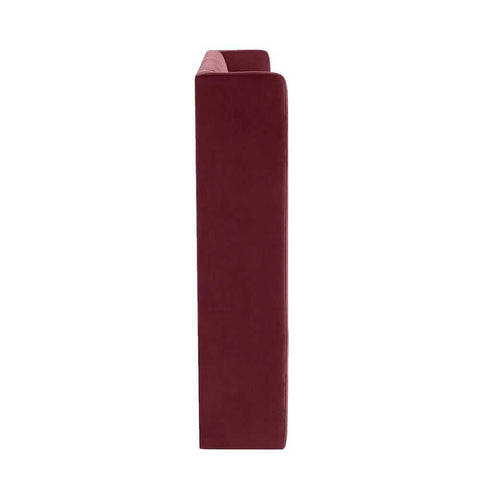 Central Park 195x120cm King Bedhead - Wine Velvet