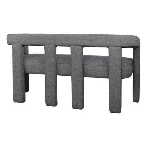 Lorenzo 2 Seater Sofa Bench - Granite - Lorenzo 2 Seater Sofa Bench - Granite - Eleganté