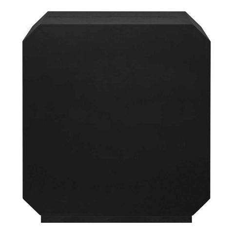 Anderson 2 Drawer Bedside Table - Black