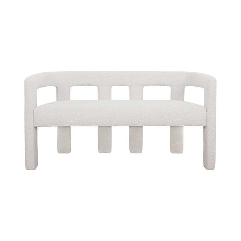 Lorenzo 2 Seater Sofa Bench - Ivory Boucle - Lorenzo 2 Seater Sofa Bench - Ivory Boucle - Eleganté