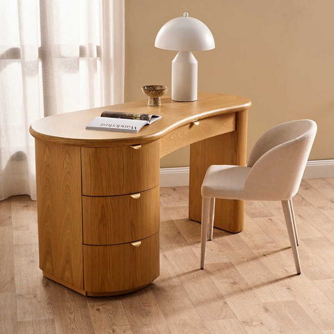 Lina Desk - Natural Oak