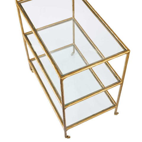 Heston Glass Bar Cart - OUTLET NSW