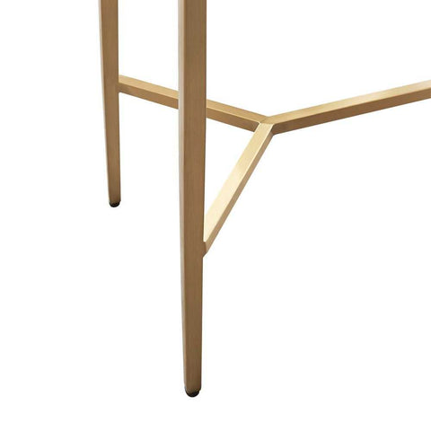 Chloe 90cm Timber Console Table - Gold