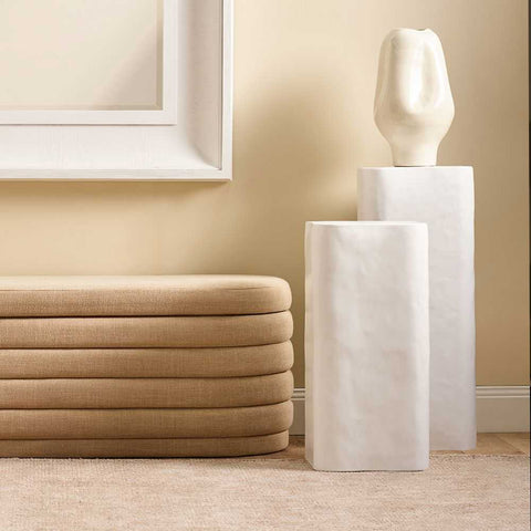 Lucca 65.5cm Plinth - Ivory