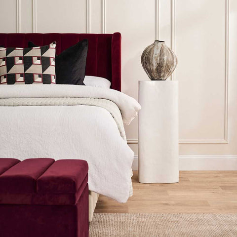 Lucca 80.5cm Plinth - Ivory