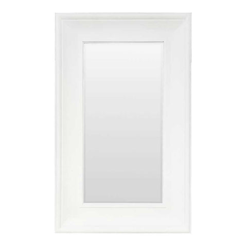 Bateman Floor Mirror - White