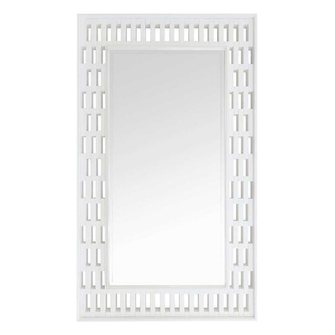 Appin Floor Mirror - White
