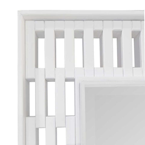 Appin Floor Mirror - White