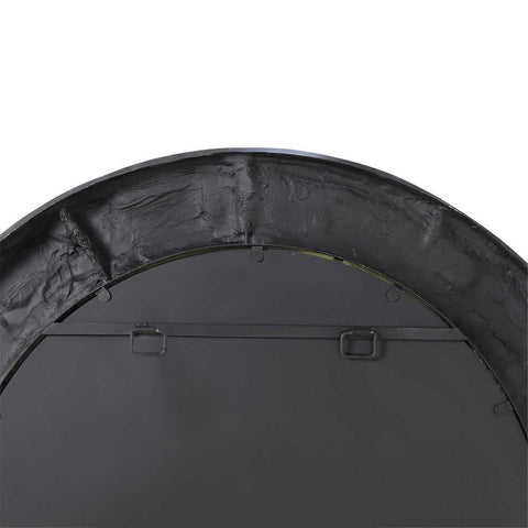 Dunbar Round Wall Mirror - White