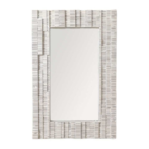 Dunbar Rectangle Wall Mirror - White
