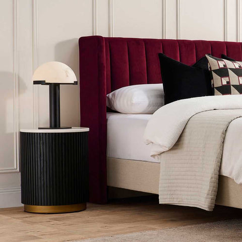 Mason Round Side Table - Black - OUTLET NSW