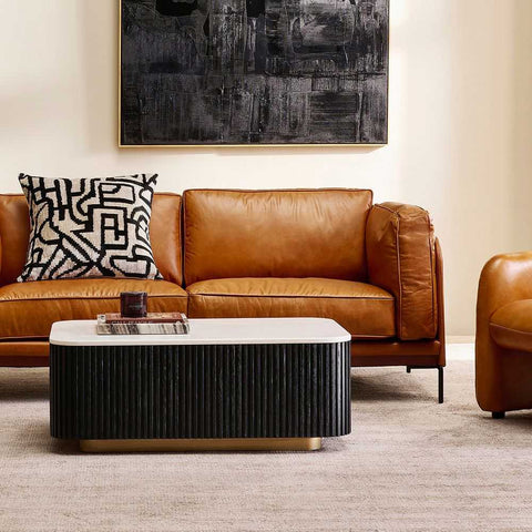 Mason Rectangle Coffee Table - Black