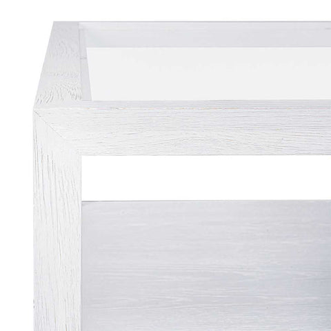 Sadie Oak Square Coffee Table - White