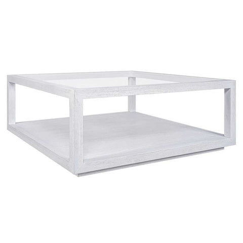 Sadie Oak Square Coffee Table - White
