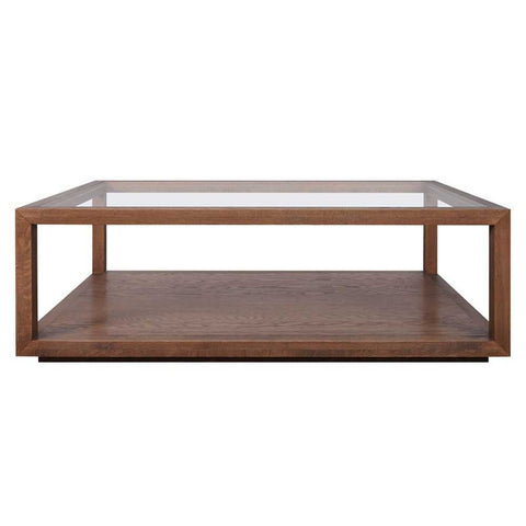 Sadie Oak Rectangle Coffee Table - Walnut