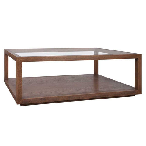 Sadie Oak Rectangle Coffee Table - Walnut