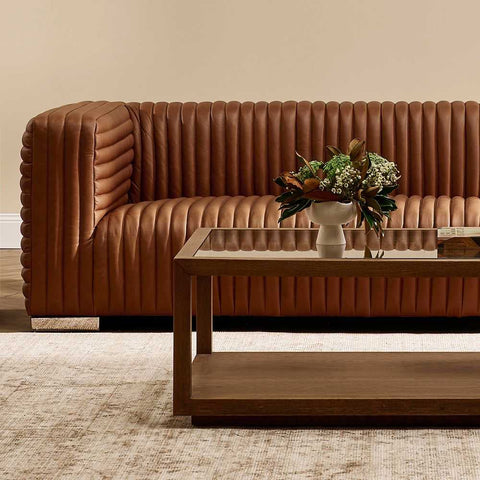 Sadie Oak Rectangle Coffee Table - Walnut
