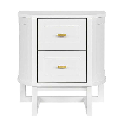 Theodore Bedside Table - Small White