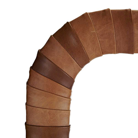 Sienna Leather Floor Mirror