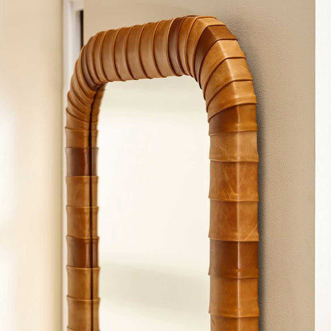Sienna Leather Wall Mirror