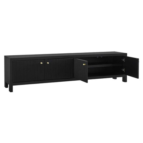 Ariana 200cm Entertainment Unit - Large Black