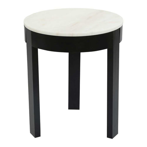 Oliver Marble Side Table - Large Black