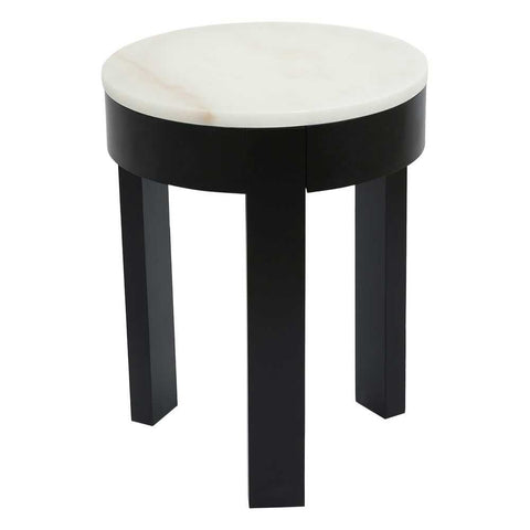 Oliver Marble Side Table - Small Black