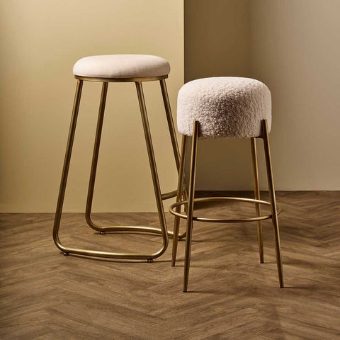 Annie Bar Stool - Natural Linen