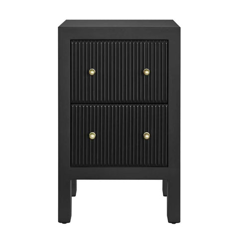 Ariana Bedside Table - Petite Black