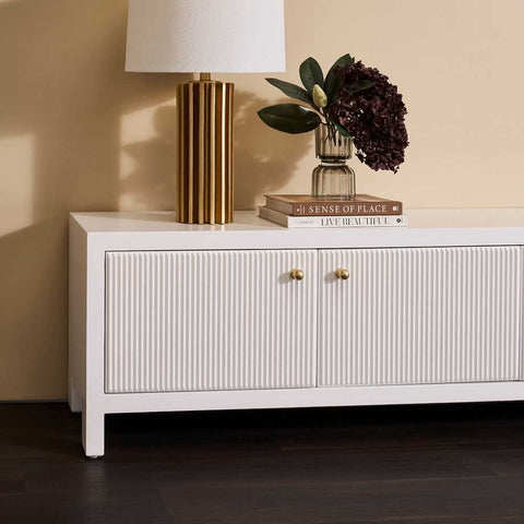 Ariana 160cm Entertainment Unit - Small White