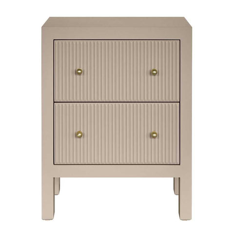 Ariana Bedside Table - Small Beige - Bedside Tables - Eleganté