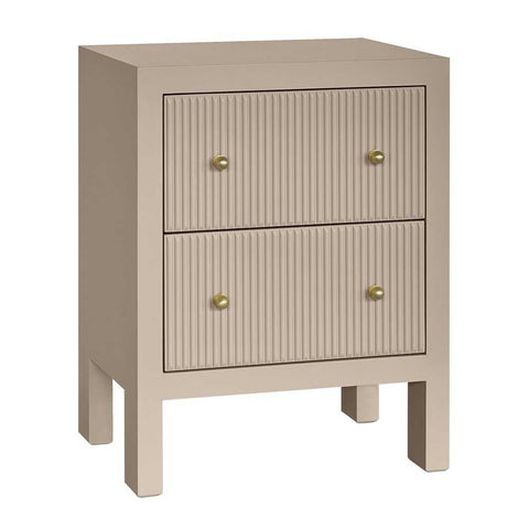 Ariana Bedside Table - Small Beige - Bedside Tables - Eleganté