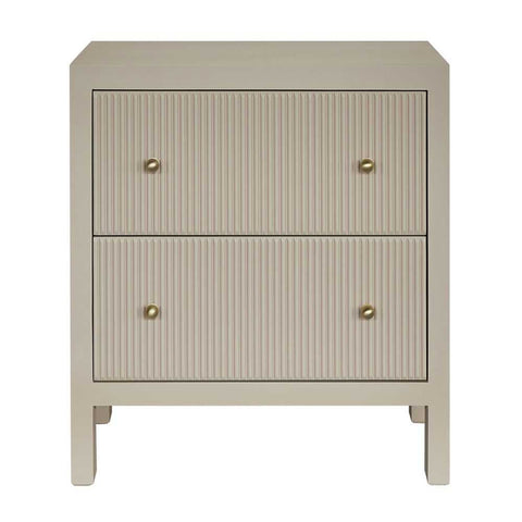 Ariana Bedside Table - Large Beige