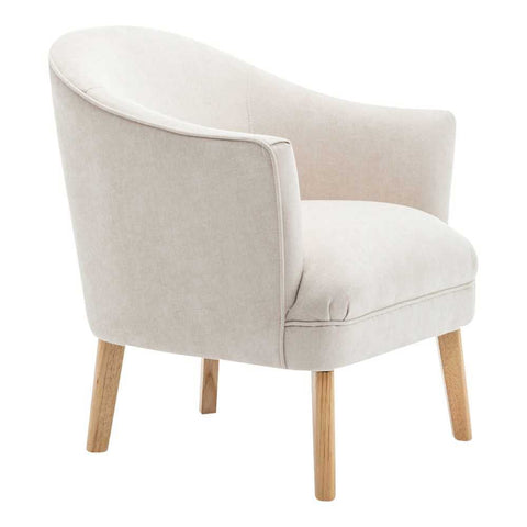 Elsa Arm Chair - Cream Chenille